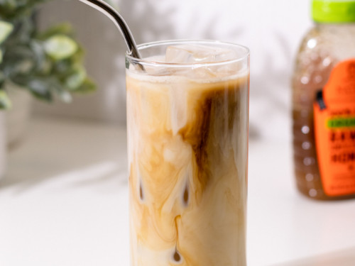 Honey Oatmilk Cafe Au Lait Recipe
